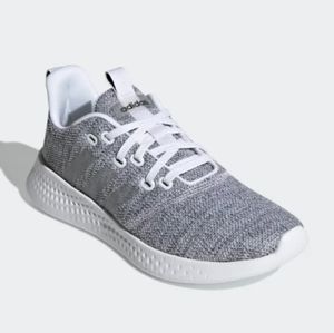 Grey and White Adidas Shoes Size 8